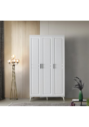 GuneyStore Sport 3 Kapaklı Komple MDF Gardırop