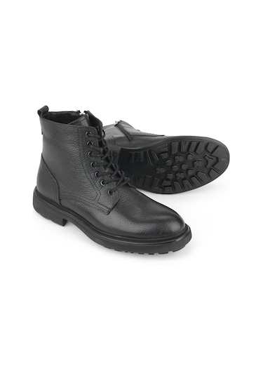Ziya, Erkek Hakiki Deri Bot 1531007z8263 Siyah 1531007z8263 000 Siyah