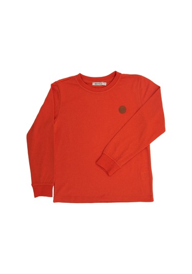 Erkek Çocuk Uzun Kollu Orange Tshirt - Reborn