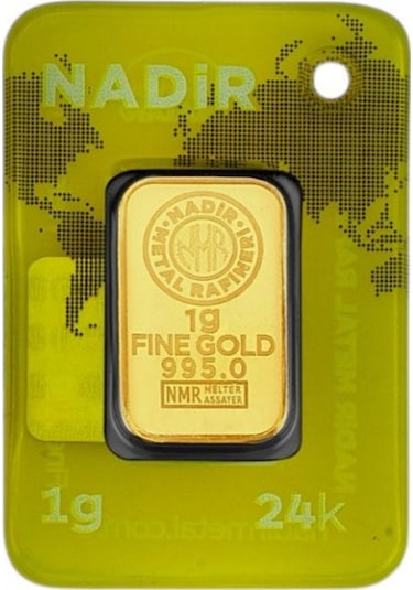 Tuğrul Kuyumculuk 24 Ayar 1 Gram Külçe Altın