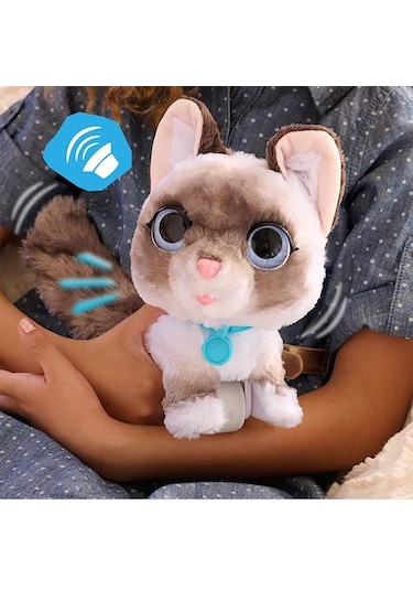 Hasbro Furreal Wag A Lots İnteraktif Peluş Kedi 20 Cm 28059 Çok Renkli