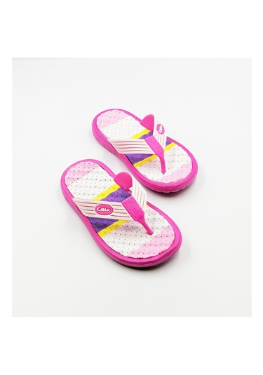 Çocuk Parmak Arası Terlik Masaj Tabanlı Pembe Terlik PEMBE