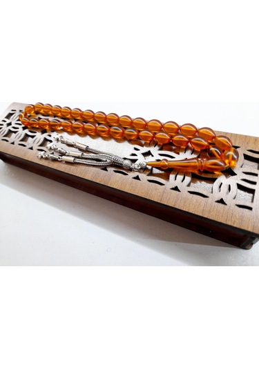 Soma Japon Ateş Kehribar 8 x 11,5 CM Tesbih