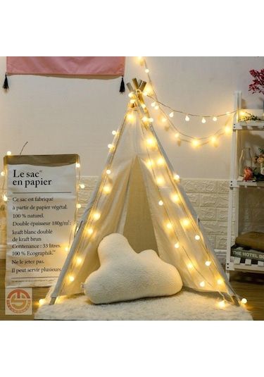 Technosmart 20 Ledli Kumandalı 8 Modlu Dekoratif Led Sarı Işık Pi