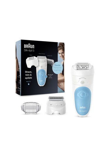 Braun Silk-Epil 5 5605 3'ü 1 Arada Senso Smart Epilatör