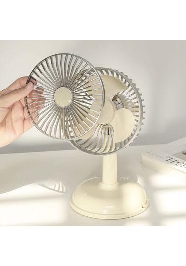 Jialan Küçük Elektrikli Fan, Salınımlı Masa Üstü Fan, Basit