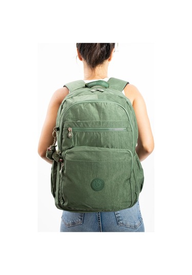 Ultra Hafif Çok Cepli Su Geçirmez Sırt Çantası Unisex Haki Yeşil Model: 571-1b - Haki
