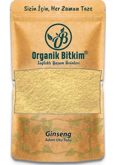 Organik Bitkim Ginseng Adam Otu Toz 100 G