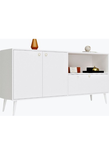Floradesign Konsol / Konsol / Çok Amaçlı Dolap 160 Cm Beyaz