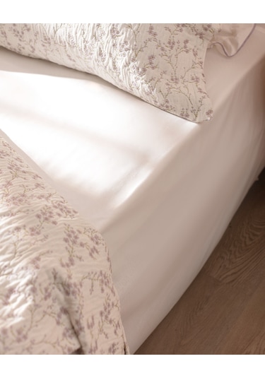 Madame Coco Marseille Çift Kişilik Yatak Örtüsü Seti - Mor Mürdüm