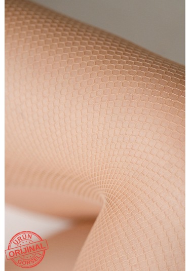 Heleni Kadın File Ten Külotlu Çorap Ten