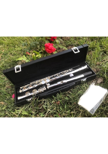 Köhner S-215 Gümüş Yan Flüt Seti-Kutulu Ful Set