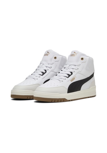 Puma Shuffle Downtown Mid Unisex Yetişkin Sneaker Beyaz