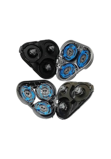 Philips S5000 S5370 S5571 S5420 S5140 S5078 S5077 S5050 S5082 S5380 S5400 Tıraş Bıçakları İçin Yedek Tıraş Makinesi Başlığı - Siyah