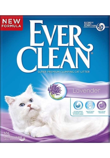 Ever Clean Lavender Lavanta Kokulu İnce Taneli Topaklaşan Kedi Kumu 10 L