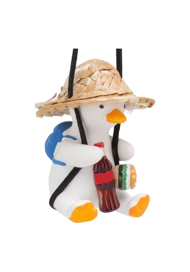 Lemestar Plastik Materyal Araba Aromaterapi Ve Dekoratif Aletler Swing Duck Araba Pendentleri Ev Ofis Araba İç Dekorasyon lik Eşya