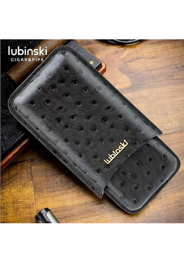 Lubinski Deri Puro Kılıfı Croco Gray 3lü 60ring