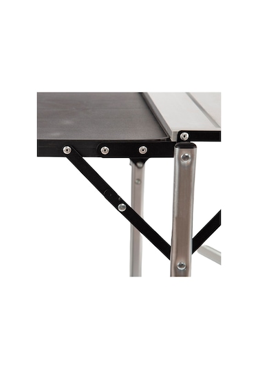 Funky Chaırs Portatif Katlanabilir Alüminyum Kamp Mutfak Standı Gri