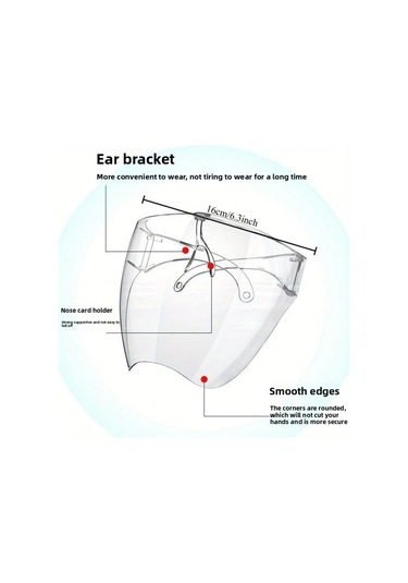 Elmpaly Bisiklet Yüz Maskesi Outdoor Spor Moda Tasarım Çok Renkli Yüz Koruyucu Tam Yüz Baş Bandı Degrade Çay Rengi