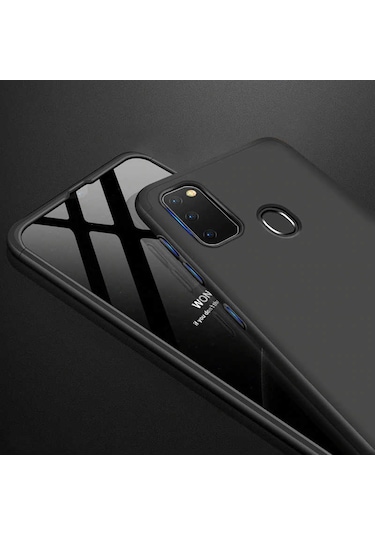 Samsung Uyumlu Galaxy M30s Kılıf Zore Ays Kapak Gold