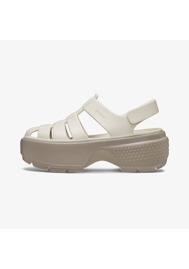Crocs Stomp Fisherman Kadın Bej Sandalet 209938 Bej