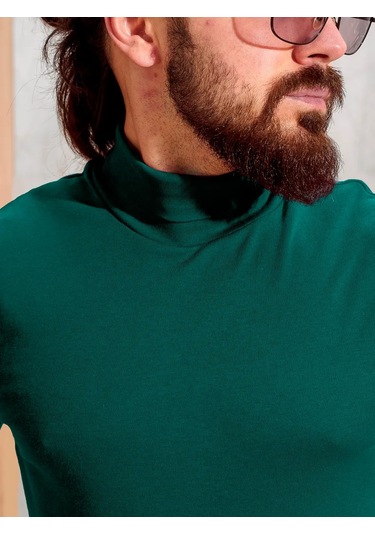 Rontıss Erkek Balıkçı Yaka Kazak 351190550 Zümrüt