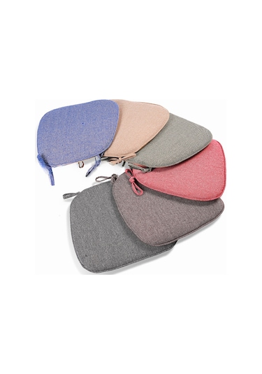 Reedark Yeşil Linen Kumaş Yemek Sandalyesi Yastığı - Yazın Nefes Alıcı, Konforlu Poliester Dolgulu, Japon Stili Ev Dekoru Koltuk Döşemi DiğER