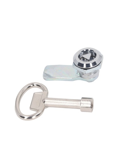 Samdoo Zinc Alloy Chrome Cam Kilit Seti, Üçgen Silindirli Dolap Kilit Ve Anahtar, Güvenli Kilitleme, Dayanıklı Ve Çeşitli Kullanim Alanları