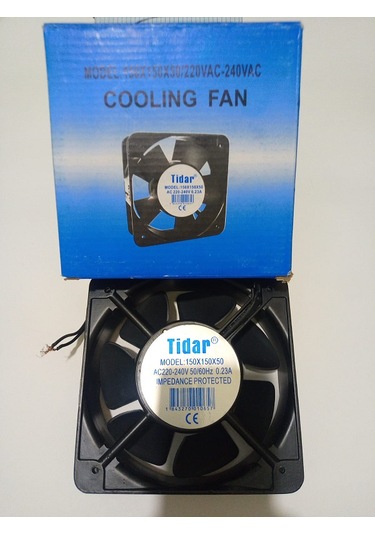 Tidar Devirli Aksial Kare Fan 150x150x50 0.23 A 220 Volt