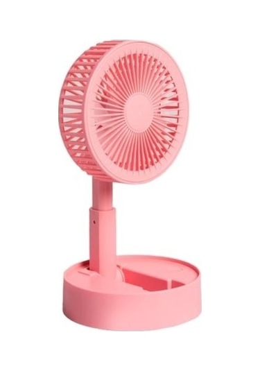Geri Çekilebilir Ve Katlanabilir Taşınabilir Mini Fan Usb Şarj Akıllı Kişisel Aracı J763ny Pembe