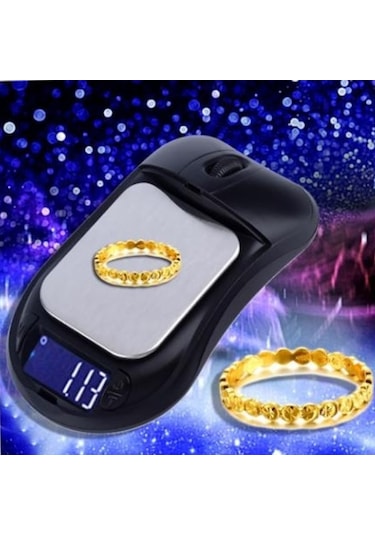 Mouse Şeklinde Mini Dijital Hassas Tartı Cep Terazi 200/0.01g