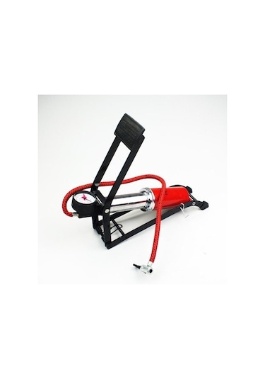 Basınç Göstergeli Oto Lastik Şişirme Ayak Pompası Araç Lastik Bis