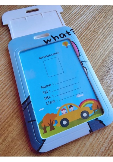 Red New Year Okul Çocuğu İçin İsim Etiketi 267824017