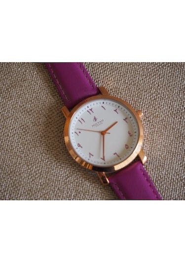 Hulyah London Arapça Deri Kordon Kadın Kol Saati 40Mm A06