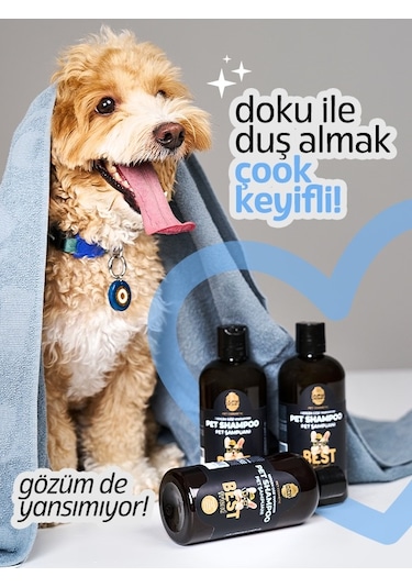 Doku Pet Cosmetic Kedi Köpekler İçin Göz Yakmayan Şampuan 500 ML