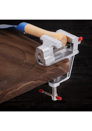 Fochsia 2 Adet Mini Mengene Dıy Aleminyum Masa Kelepçesi Hızlı Sabitleme