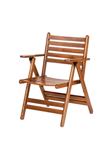 Antalya Katlanabilir Ahşap Bahçe Balkon Sandalyesi (2 Adet) Ahşap