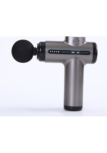 Mini Fasya Tabancası Mini Kas Gevşeme Masajı Kızlar Için Küçük Sessiz Model Profesyonel Sınıf Ev Fasya Tabancası T60yt5 Gri