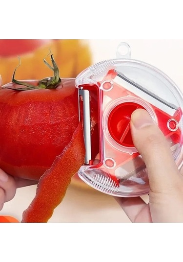 Ulzyvf Yeni 3 Lü Sihirli Trio Soyma Seti, Renkli Dilimleyici Soyucu - Çok Renkli Seçenekler Çok Renkli