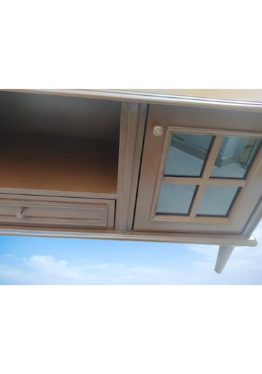 Bengimobilya Tv Sehpası Windovs Model Pencere Ahşap Gürgen Retro Ayak Ceviz Re (483187412)