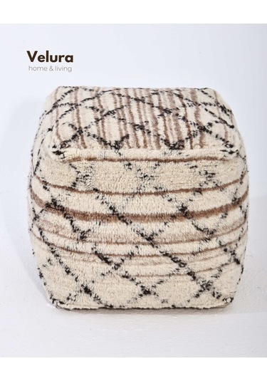 Azara Ivory - Puf Ekru