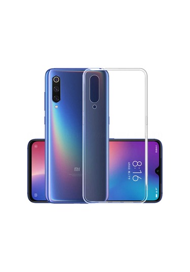 Xiaomi Mi 9 Se Kılıf Zore Süper Silikon Kapak Renksiz