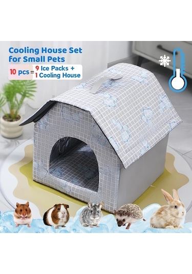 Willowhaven 10 Adet Küçük Evcil Hayvanlar İçin Soğutma Seti 9 Buz Torbası Ve Taşınabilir Serin Yuva