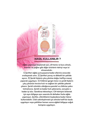 Ağda Bandı Hassas Ciltler İçin Yüz & Özel Bölgeler 20 Adet