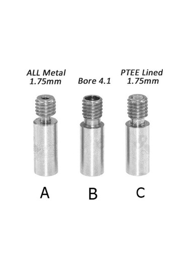 V6 Çift Hotend J-Kafa Boğazlarını Isı Kırmak için Tip-C X 1 Adet