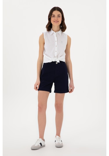 U.s. Polo Assn. Kadın Lacivert Şort / Bermuda 50309125-vr033 Lacivert