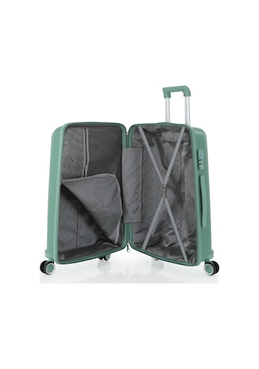 Mçs Polipropilen 2li Valiz Seti Kabin & Makyaj V305 S21yy1000073-set 10426 Yeşil