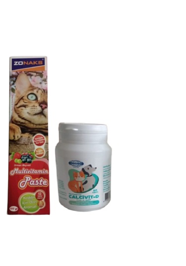 Zonaks Kediler İçin Multivitamin Kediler İçin Özel Aromalı İçerikli Paste