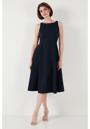 Lela Bayan Elbise 6051963 Lacivert Lacivert