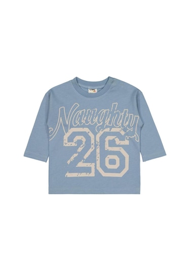 Civil Baby 26 Baskılı 6-18 Ay Sweatshirt Buz Mavi